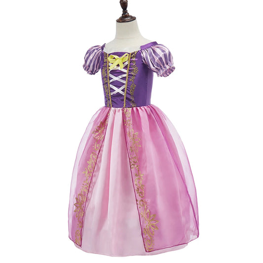 Girls Costume Children Cosplay Princess Dress Kids Halloween Birthday Pageant Party