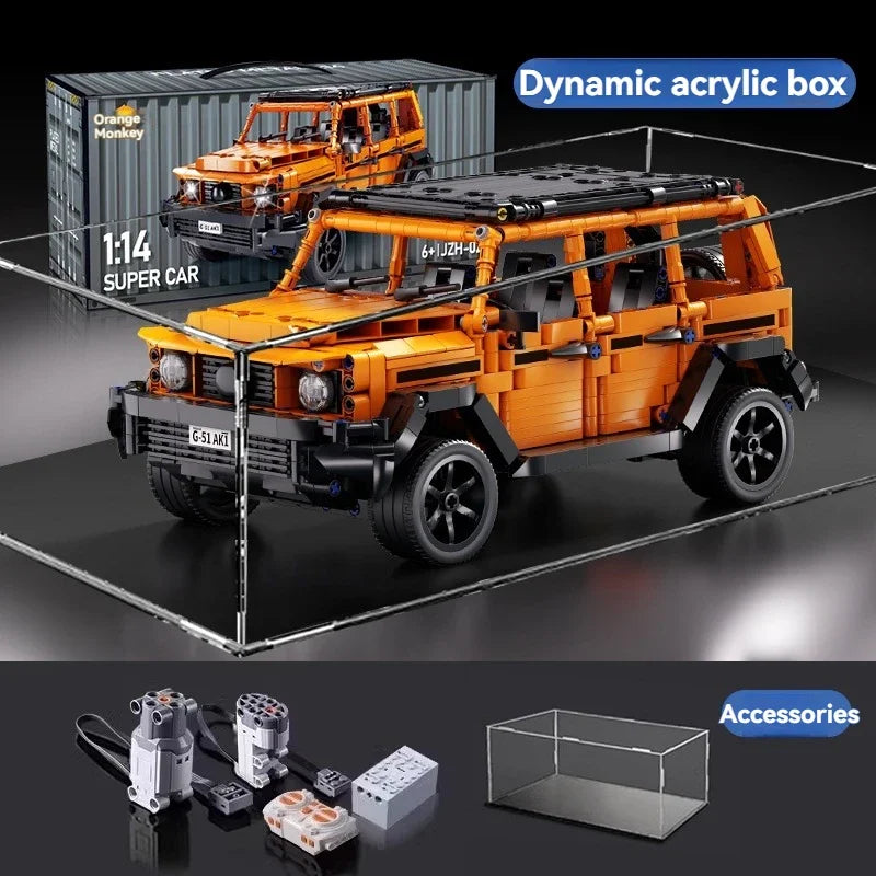 NEW Technical Super Car G Class Off Road Vehicle Building Blocks Creative Desktop Model  Birthday Halloween Christmas gifts Kids