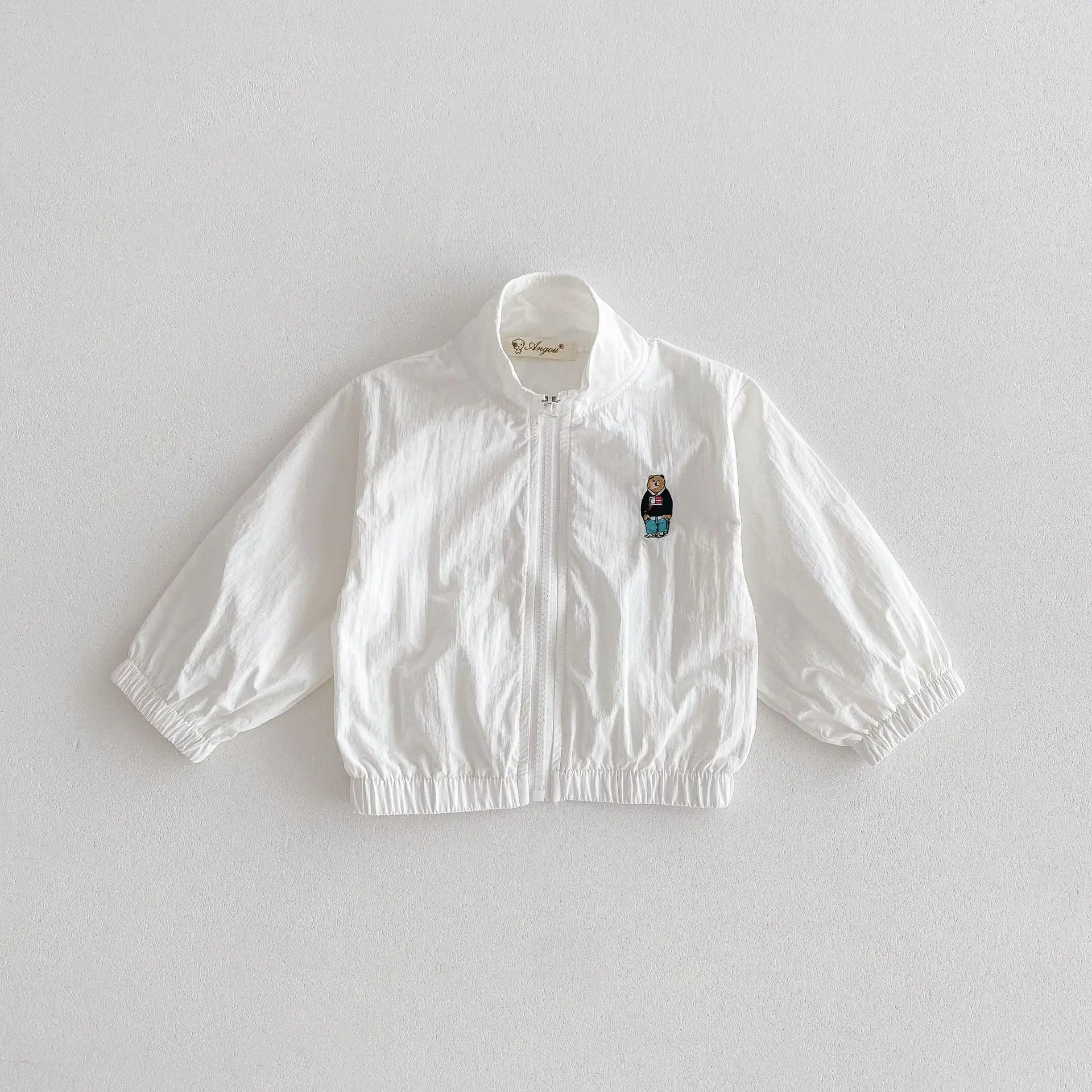 Sara Summer Cartoon Bear Girl Jacket Baby Embroidery - GuGuTon baby store - Baby Fashion - Toddlers Outfits - Babies Outfits - Toddler Clothes - Kids Clothing - Newborn Clothes - Newborn Wear - Kids Wear - Trending Clothes - Trending Outfits - Fall Fashion - Winter Fashion - Girls Clothes - Boys Clothes - Babies Wear - Kids Accessories - KidsWear - Summer Clothes - Summer Fashion - Summer Trend - Falls Sweaters - Tops - Bottom - Jeans - Blouse - Dresses - Newborn Dresses - Toys