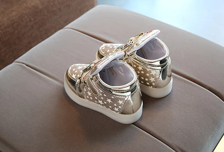 Lyra Kids Light Up Sneakers - Luminous Board Shoes for Spring