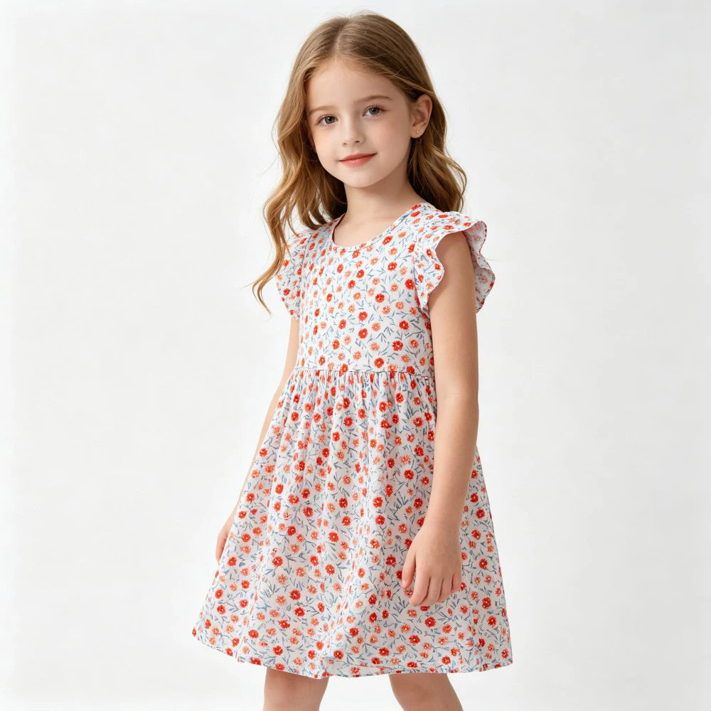 Girls Dresses Toddler Baby 1 to 2 3 4 5 6 7 8 9 10 11 12 13 14 15 16 Years Girl Casual Dress Teenager Korean Cute Children Dress