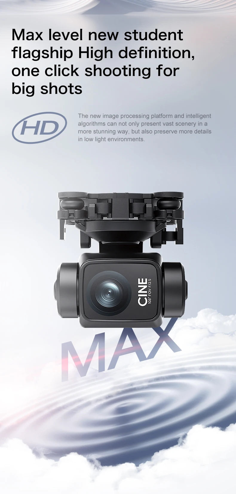 S-X1 Mini Drone 5G| 4K EIS Camera 3-Axis Gimbal | GPS Obstacle Avoidance