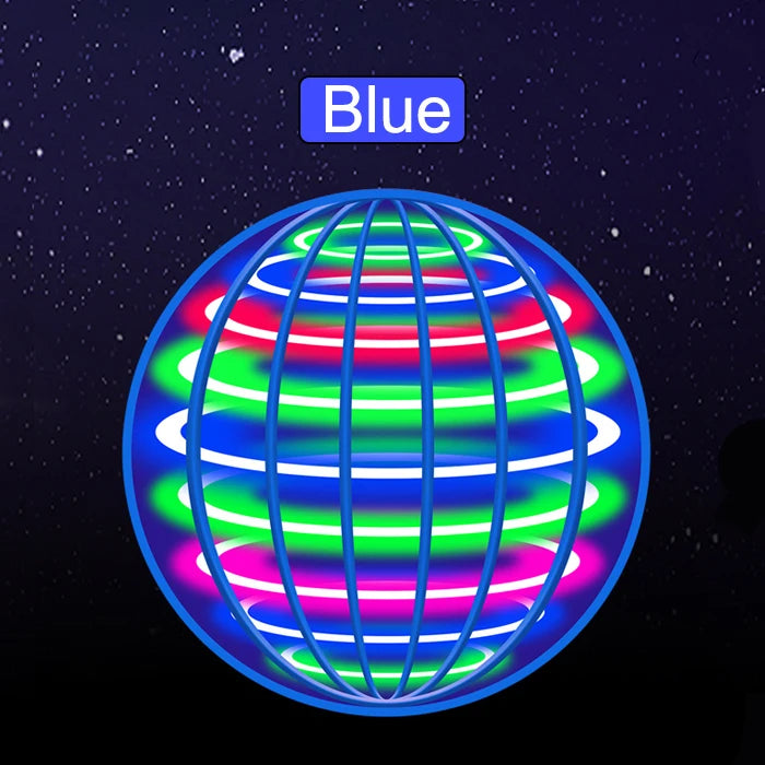 Flying ball, automatic spinning ball, LED dazzling lights, floating magic, fan, UFO flying machine, toy, gift, game, sports ball