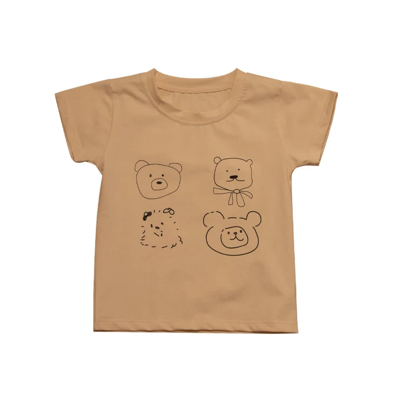 Santiago Solid Color Cotton Short Sleeved Tops - GuGuTon baby store - Baby Fashion - Toddlers Outfits - Babies Outfits - Toddler Clothes - Kids Clothing - Newborn Clothes - Newborn Wear - Kids Wear - Trending Clothes - Trending Outfits - Fall Fashion - Winter Fashion - Girls Clothes - Boys Clothes - Babies Wear - Kids Accessories - KidsWear - Summer Clothes - Summer Fashion - Summer Trend - Falls Sweaters - Tops - Bottom - Jeans - Blouse - Dresses - Newborn Dresses - Toys