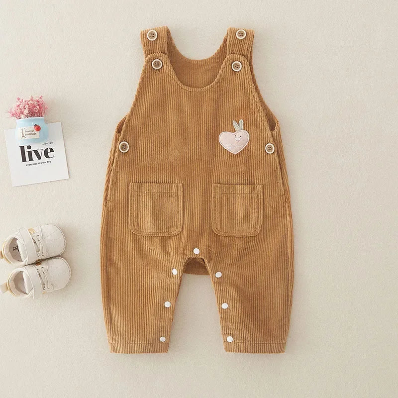 Apple Corduroy Jumpsuit