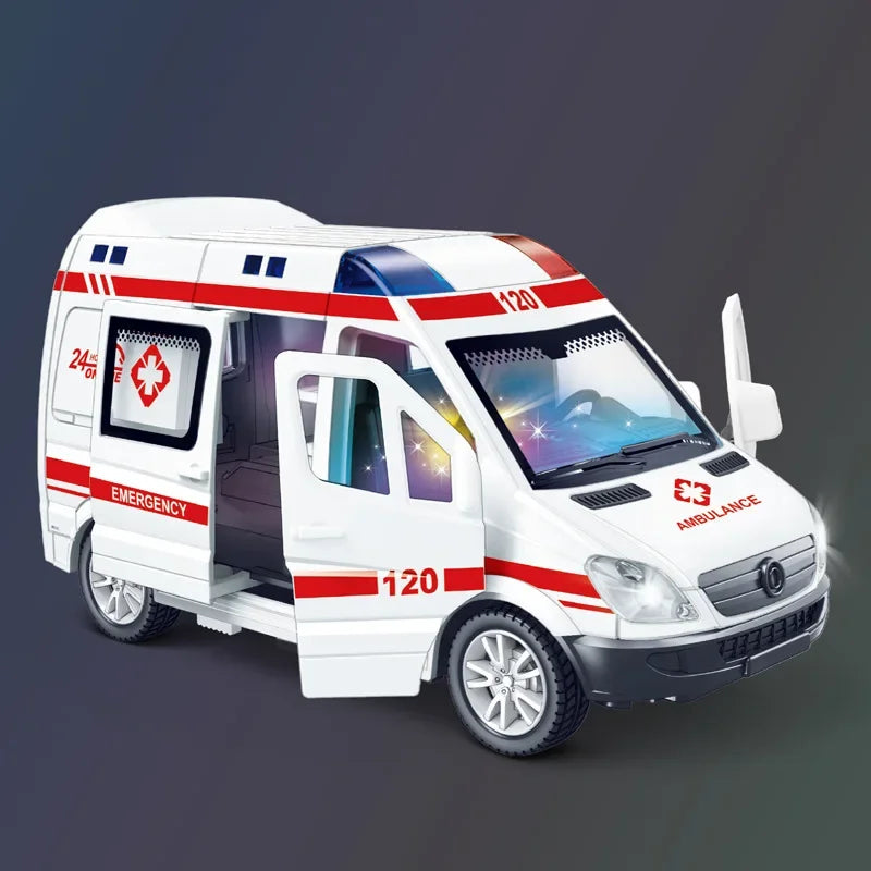 Diecast Ambulance Fire-Truck Policecar Model