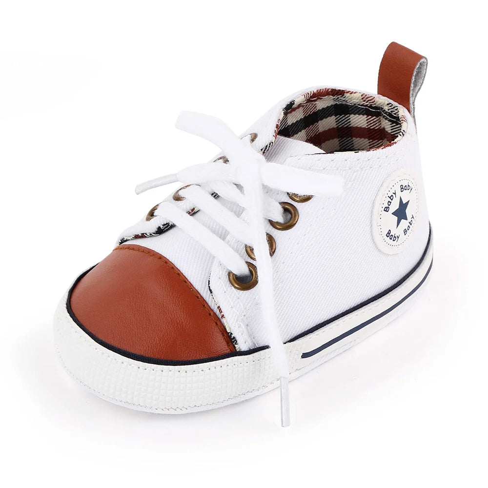 Spring New Baby Shoes Boy and Girl Classic Canvas Casual Sneakers