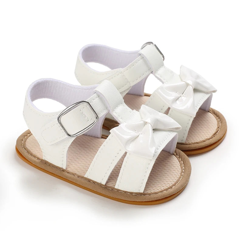 White Shoes for Baby Girl 0-18M Girl Soft Sole Princess Shoes Formal Wedding Birthday Party Toddler