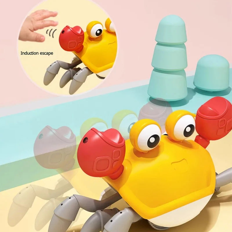 Induction Escape Crab Electric Pets Musical Toys Toddler Crawling Baby