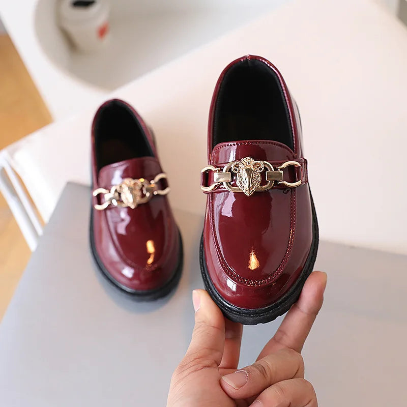 Children's Shoes Girls Autumn Princess Fashion Leather Shoes  British Style