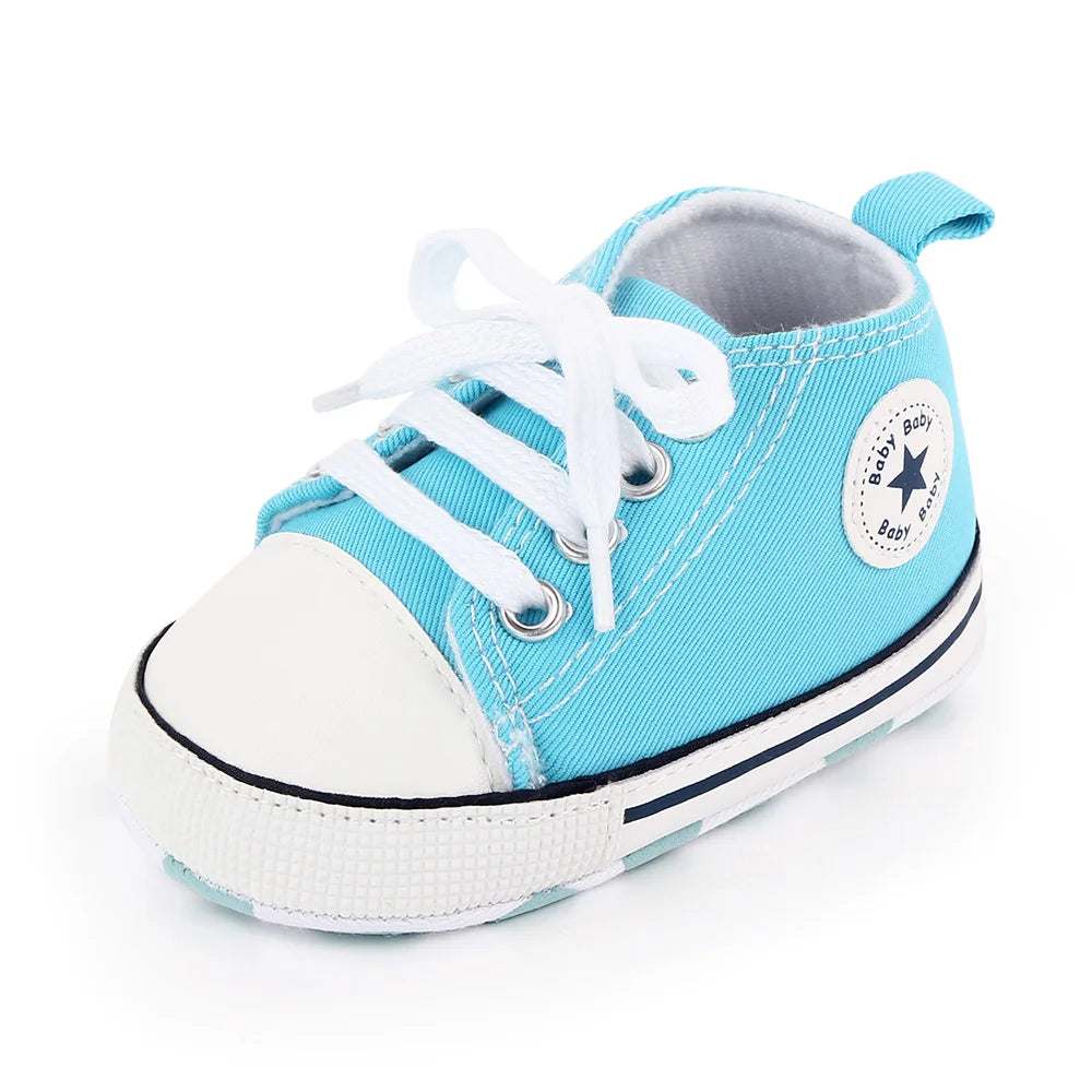 Spring New Baby Shoes Boy and Girl Classic Canvas Casual Sneakers