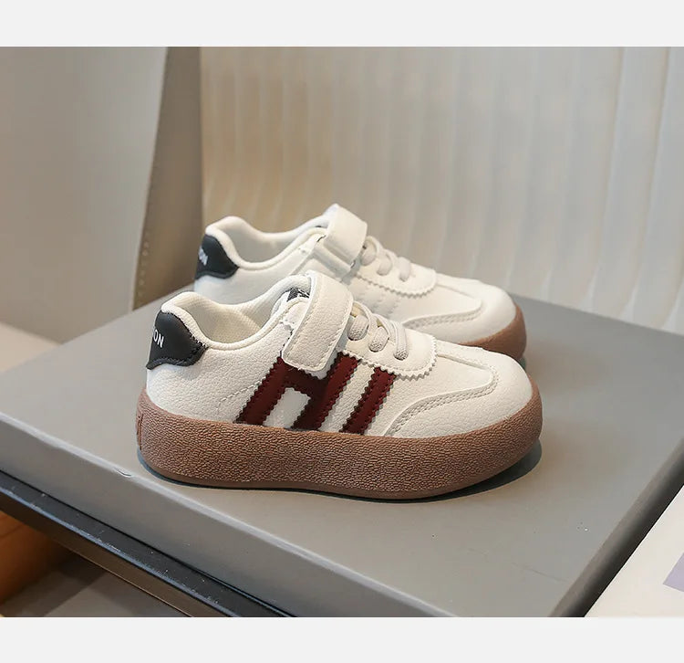 Children's Skate Shoes Girls White Sneakers 2026 Autumn New Fashion Boys Canvas Shoes Kids Sports Shoes Unisex Casual Shoes