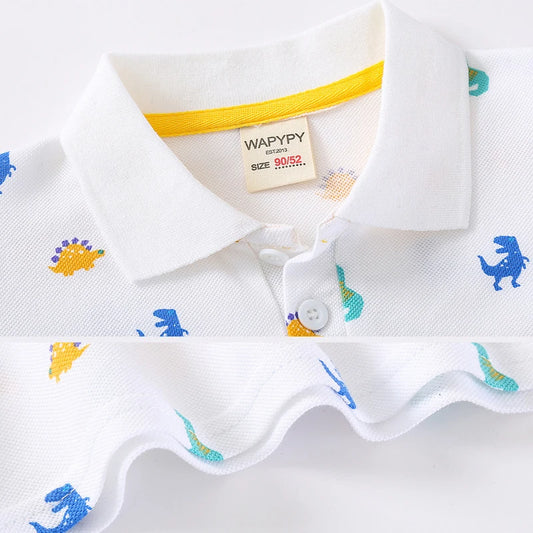 Paolo Turn-down Collar Short Sleeve T-shirt