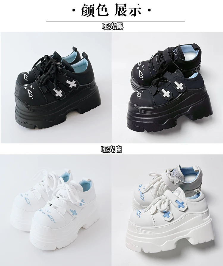 Japanese Girl Original Subculture Lolita Girl Thick Soled Shoes Sweet Big Toe Shoes Cute Loli Tea Party Single Shoes
