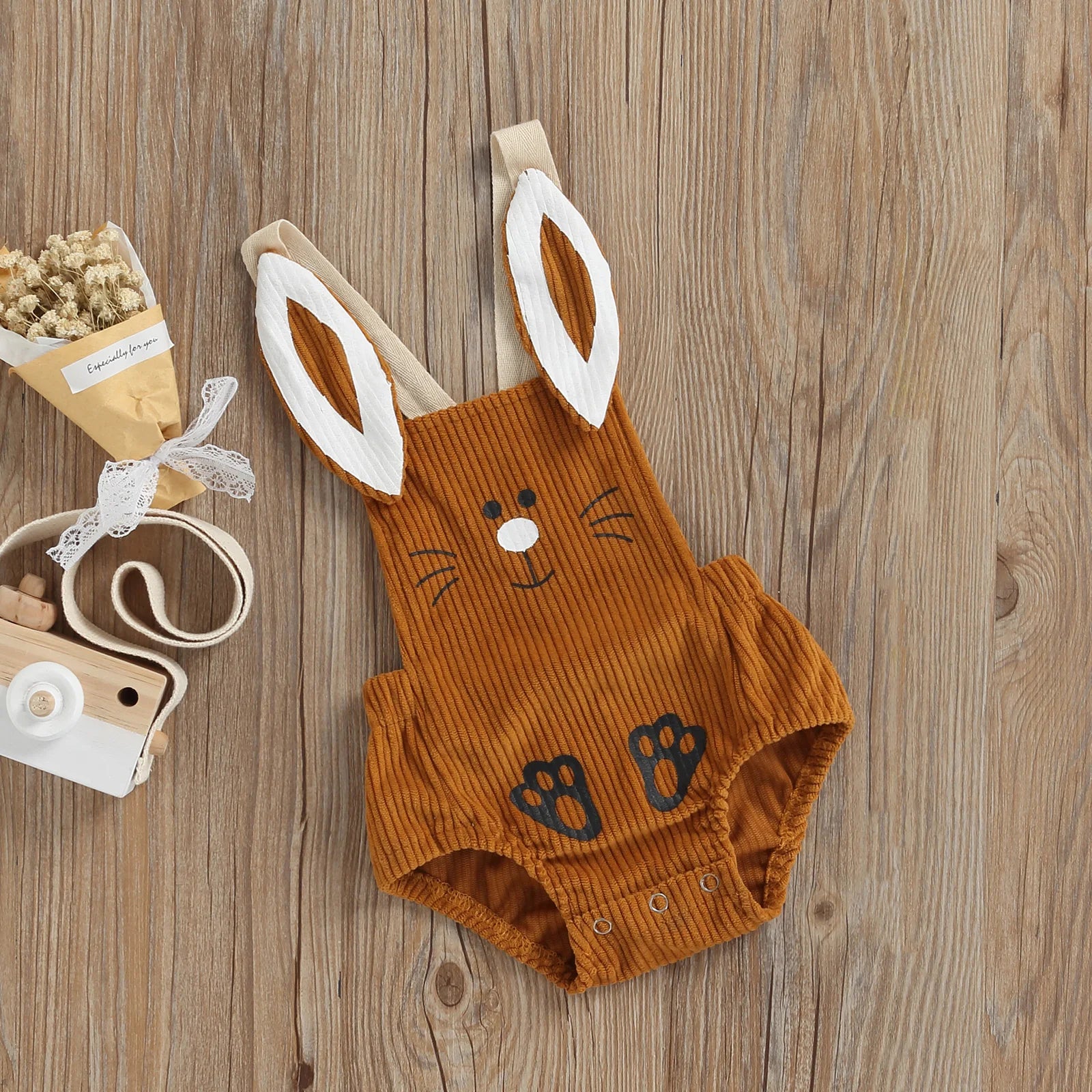 Julia Baby Romper Sleeveless Cartoon ears - GuGuTon baby store - Baby Fashion - Toddlers Outfits - Babies Outfits - Toddler Clothes - Kids Clothing - Newborn Clothes - Newborn Wear - Kids Wear - Trending Clothes - Trending Outfits - Fall Fashion - Winter Fashion - Girls Clothes - Boys Clothes - Babies Wear - Kids Accessories - KidsWear - Summer Clothes - Summer Fashion - Summer Trend - Falls Sweaters - Tops - Bottom - Jeans - Blouse - Dresses - Newborn Dresses - Toys
