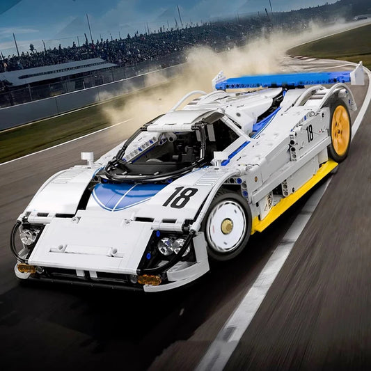 Technical MOC 787B Endurance Racing Car 1:10 Car Model Kit,1797PCS Auto Building Blocks Brick Puzzle Adults DIY Gift