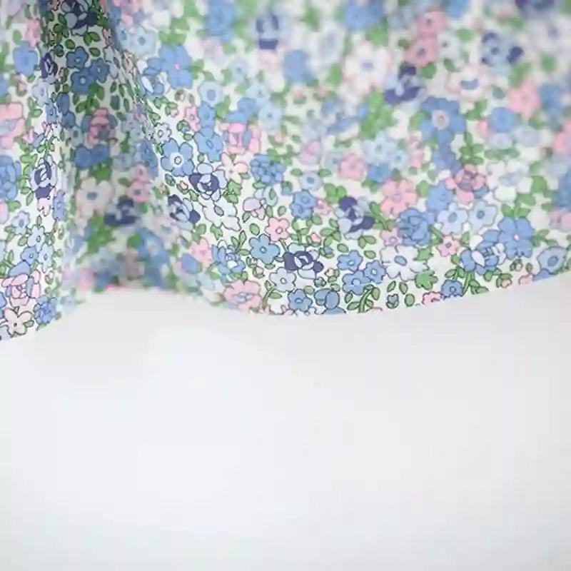 Leni Baby Girl Floral Dress with Sweet Bow - 9 Months to 4 Years