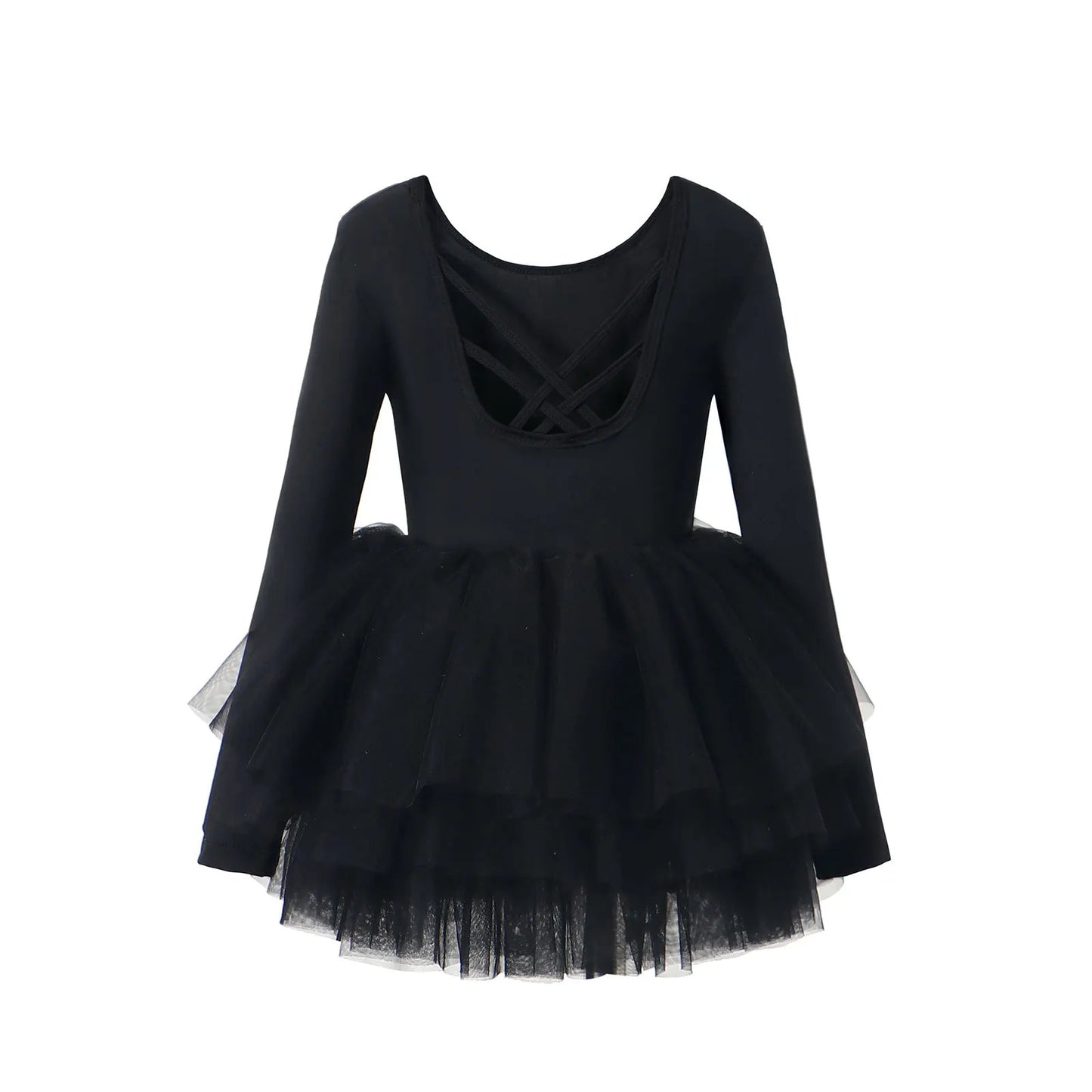 Baby Girl Princess Tutu Dress Long Sleeves Ballet Dress
