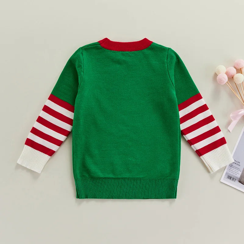 Cesar Round Neck Christmas Jacquard Sweater