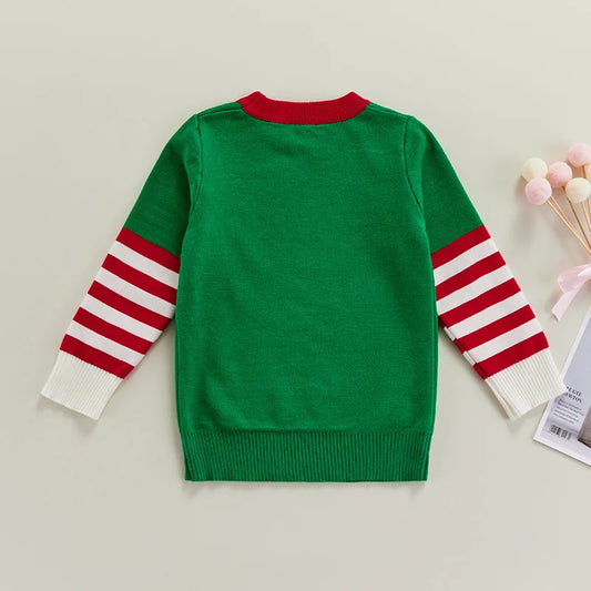 Cesar Round Neck Christmas Jacquard Sweater