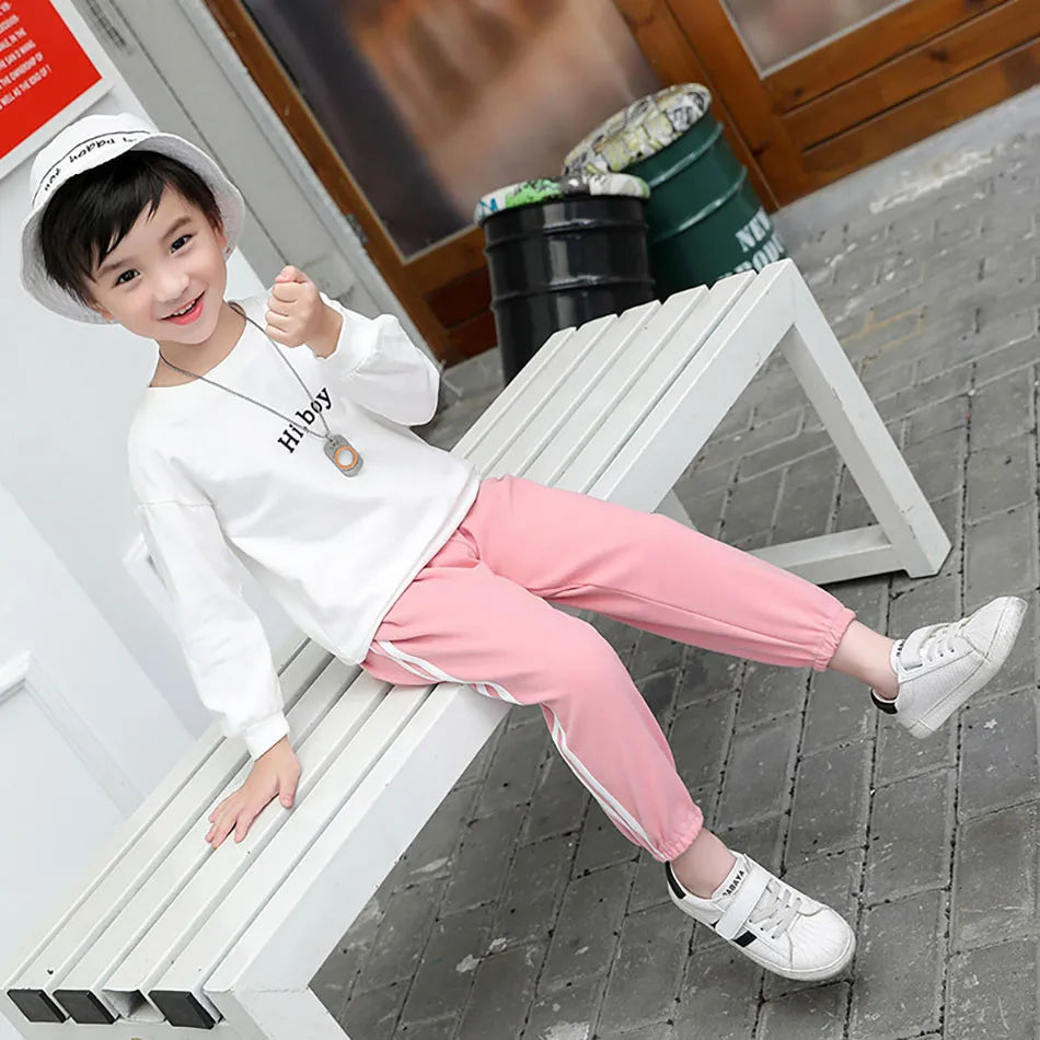 Pau Unisex Children Lounge Pants Boy Daily Wear Outdoor