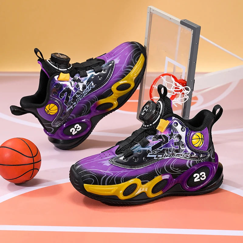 Childrens Sneakers Mesh Breathe Shock-absorbing Training  Shoes