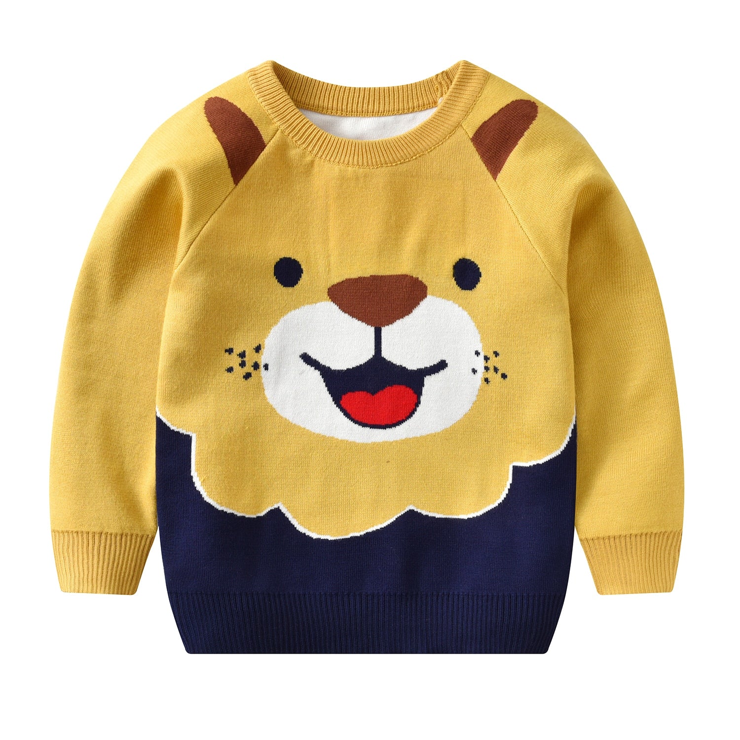 Sweater Children's Woven Sloper Printed Cartoon Long Sleeved Top - GuGuTon baby store - Baby Fashion - Toddlers Outfits - Babies Outfits - Toddler Clothes - Kids Clothing - Newborn Clothes - Newborn Wear - Kids Wear - Trending Clothes - Trending Outfits - Fall Fashion - Winter Fashion - Girls Clothes - Boys Clothes - Babies Wear - Kids Accessories - KidsWear - Summer Clothes - Summer Fashion - Summer Trend - Falls Sweaters - Tops - Bottom - Jeans - Blouse - Dresses - Newborn Dresses - Toys