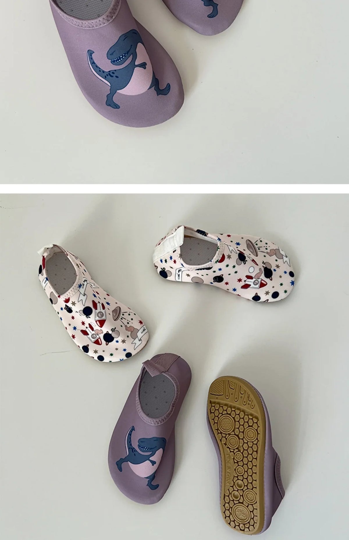 New Baby Boy Girl Beach Shoes KS Children Print Water Sports Sneakers Swimming Aqua Barefoot Shoes Kids Indoor Outdoor Slippers