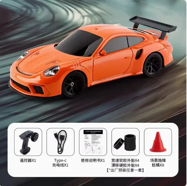 Jiabaile Wireless Control 1: 43 Mini 4wd Drift Remote Control Car Full Scale Professional Rc Racing High Speed Remote Vehicle