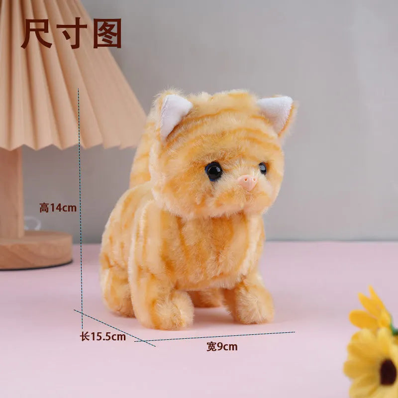 Electric Moving Cat Walking Barking Machine Interactive Simulation Mouse