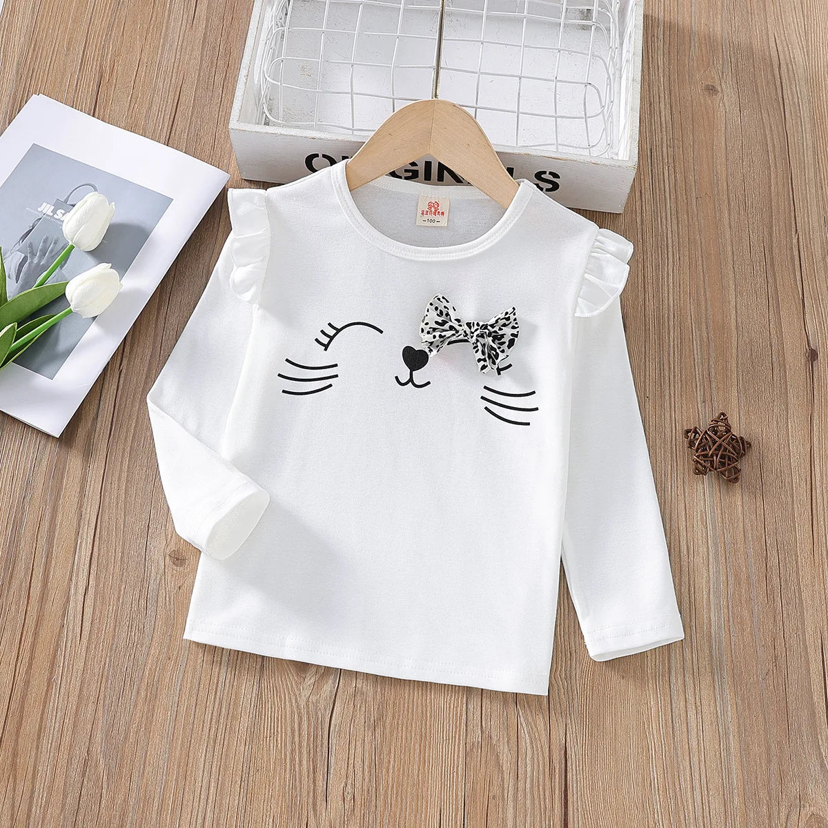 Fernanda Cartoon Long Sleeve Tops for Kids