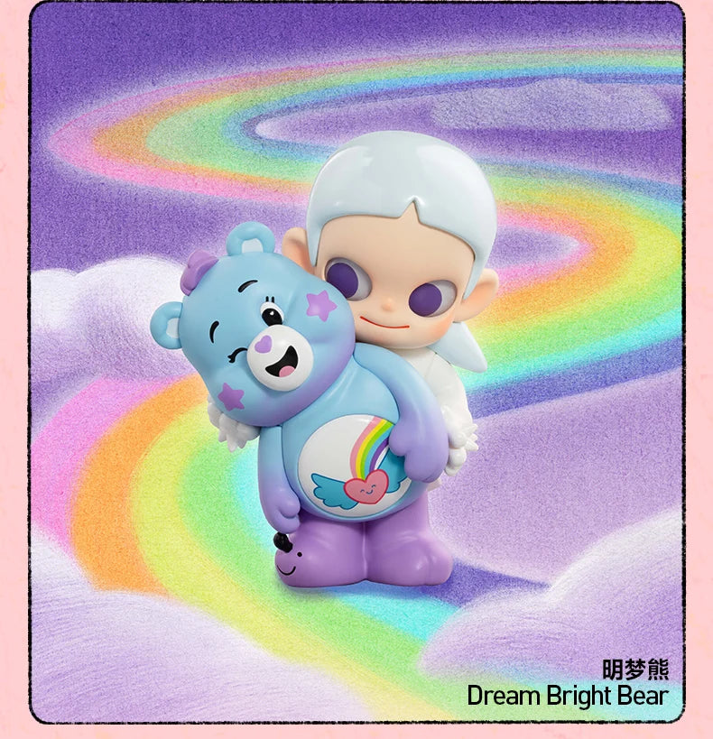 POPMART CareBears x Zsiga Series Blind Box Guess Bags Desktop Decoration Cute Anime Figure Models Gifts Blind Bag Toy Girl Gifts