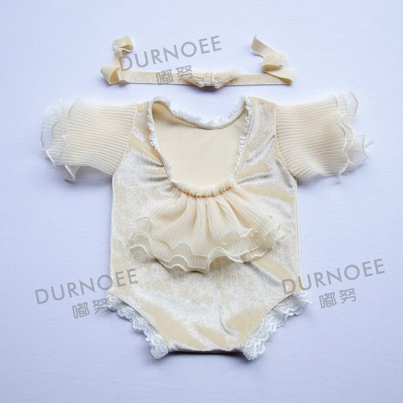 Newborn Photography Props Outfit Baby Girl Dress  Romper Baby Fotografia Accessories