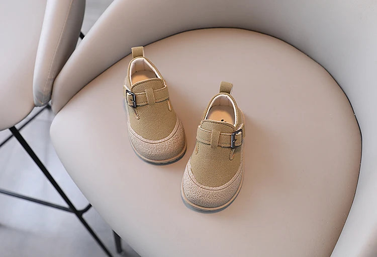 Boys' Boken Shoes Soft Soled Children's Shoes 2025 New Arrivals  0-1 years old Children's Sports Shoes Fashion Retro Bean Shoes