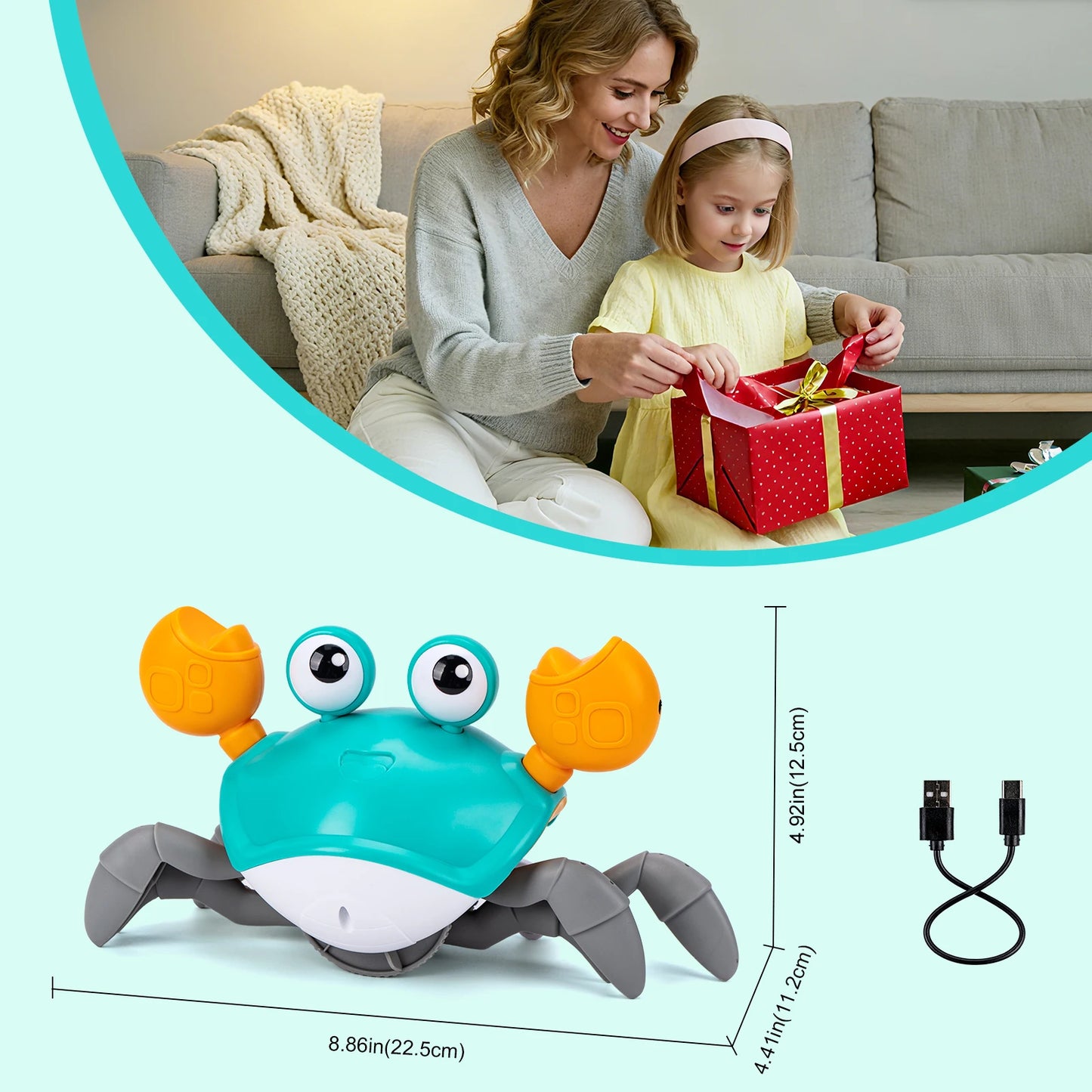 Kids Electronic Pet Toys Musical Penguin Dancing Duck & Octopus