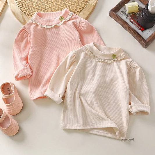 Lourdes Long Sleeve Lace Underneath Top