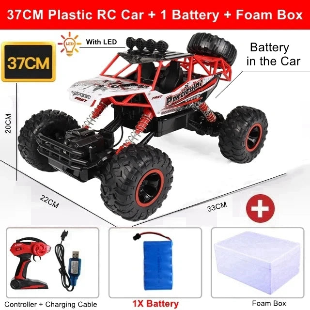 1:16 / 1:12 All Terrain RC Car 30KM/H High Speed 4WD Electric Remote Control Car Buggy 4X4