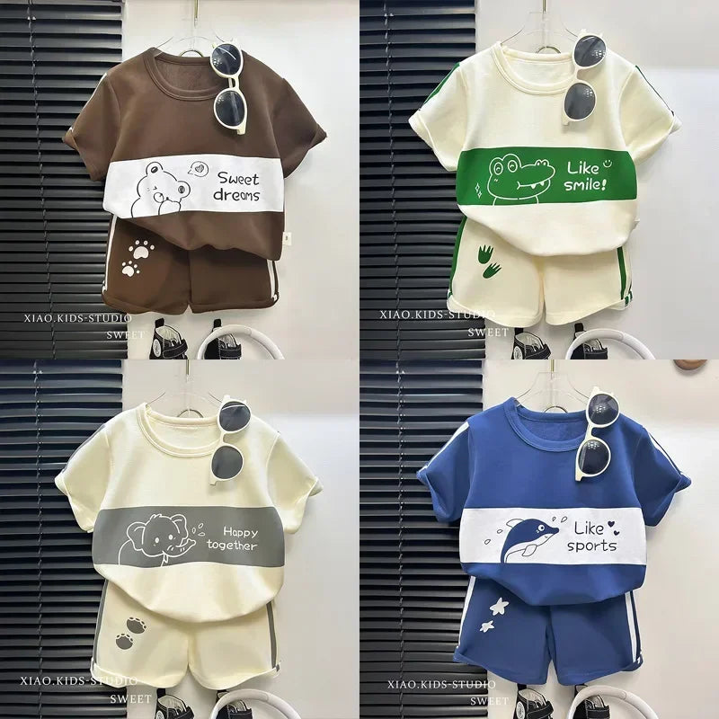 Kids Cotton Clothes Set for Age 1-3