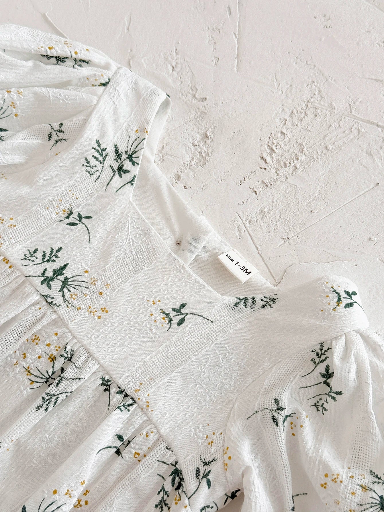 Puff Sleeve Garden Romper