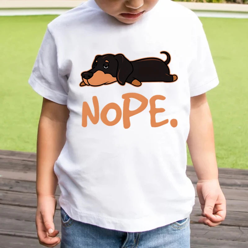 Isabel Graphics Nope Print Sleeve Fashion Trend Tops Girls - GuGuTon baby store - Baby Fashion - Toddlers Outfits - Babies Outfits - Toddler Clothes - Kids Clothing - Newborn Clothes - Newborn Wear - Kids Wear - Trending Clothes - Trending Outfits - Fall Fashion - Winter Fashion - Girls Clothes - Boys Clothes - Babies Wear - Kids Accessories - KidsWear - Summer Clothes - Summer Fashion - Summer Trend - Falls Sweaters - Tops - Bottom - Jeans - Blouse - Dresses - Newborn Dresses - Toys