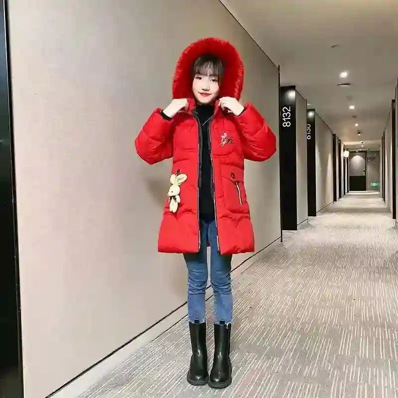 Selena Stylish Winter Hooded Jacket for Girls