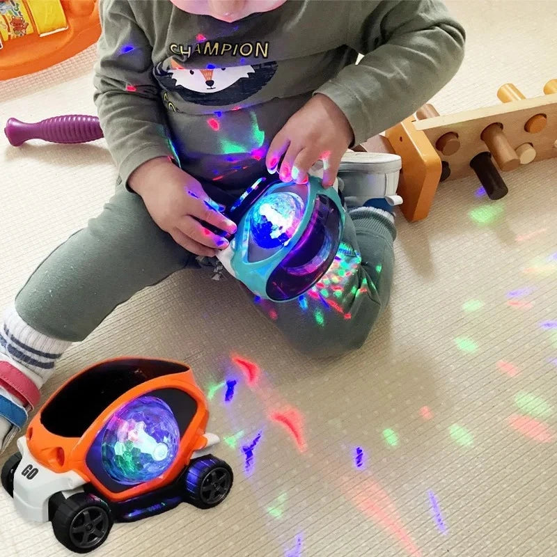 1-2 Years Boy Baby Car Toys Toddler Crawling Sensory Toy Car Toys Electronic Car Tummy Time