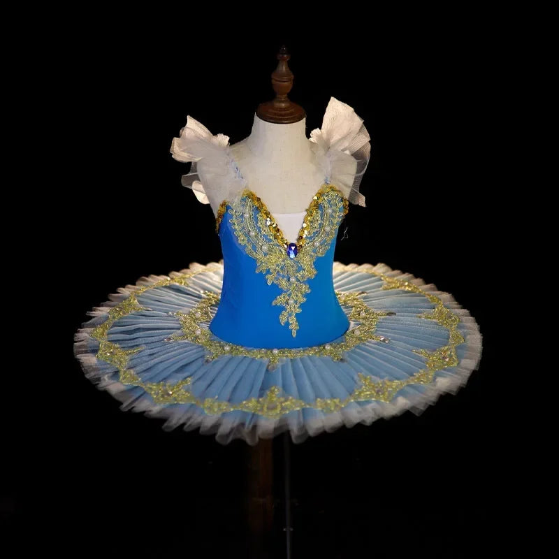 Girl Dance Costume Elegant Summer Ballet Dress Girls Show Girls Dresses Clothing Robe Fille Baby Outfit