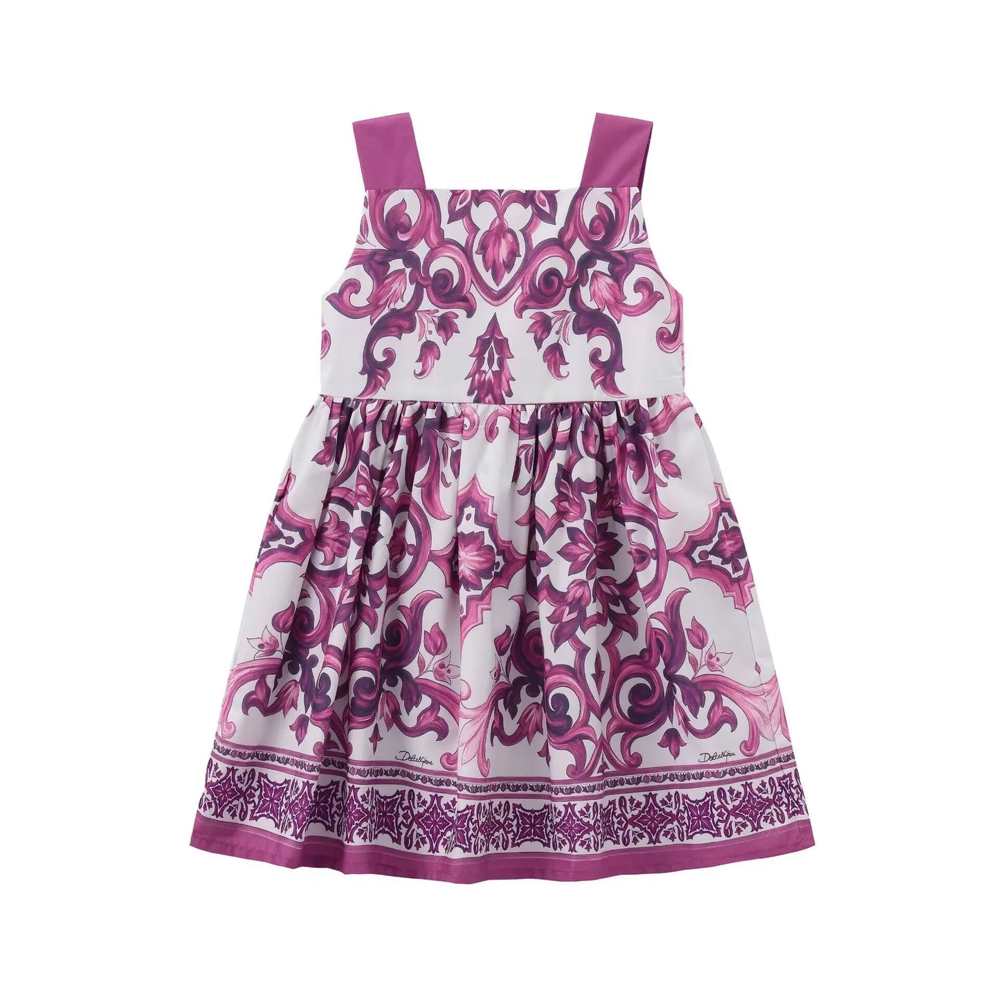 Kids Party Dresses For Girls Printed Evening Princess Girls Dresses