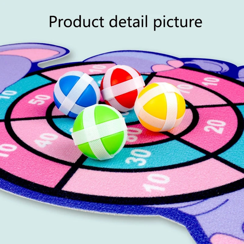 Educational Games Dart Board Baby Toy Stickey Ball Dart Montessori Games