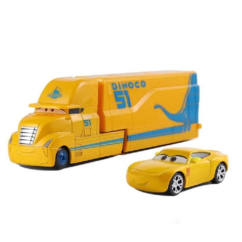 Cars 2 Mack Truck Pixar racing car Lightning McQueen Jackson Storm mini Car