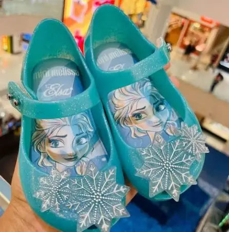 New Disney girls mermaid princess cute Sandals shoes non-slip soft bottom sports shoes for girl gift