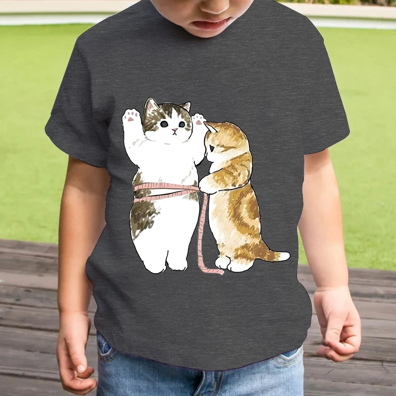 Irene Fashion Streetwear Cartoon Animal Kitten Clothing - GuGuTon baby store - Baby Fashion - Toddlers Outfits - Babies Outfits - Toddler Clothes - Kids Clothing - Newborn Clothes - Newborn Wear - Kids Wear - Trending Clothes - Trending Outfits - Fall Fashion - Winter Fashion - Girls Clothes - Boys Clothes - Babies Wear - Kids Accessories - KidsWear - Summer Clothes - Summer Fashion - Summer Trend - Falls Sweaters - Tops - Bottom - Jeans - Blouse - Dresses - Newborn Dresses - Toys