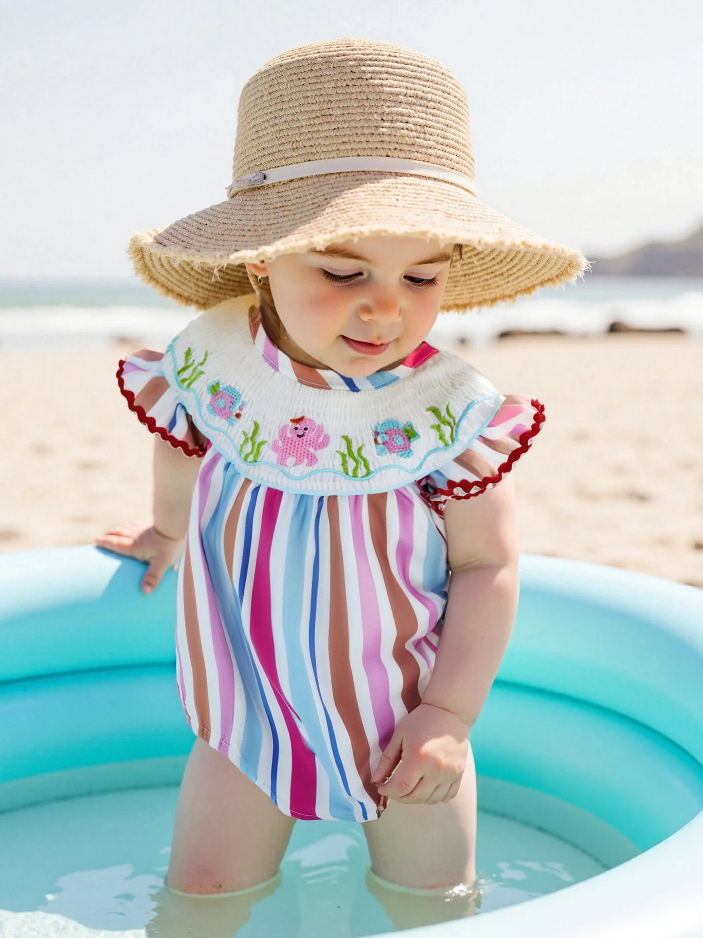Stripe Summer Day Romper