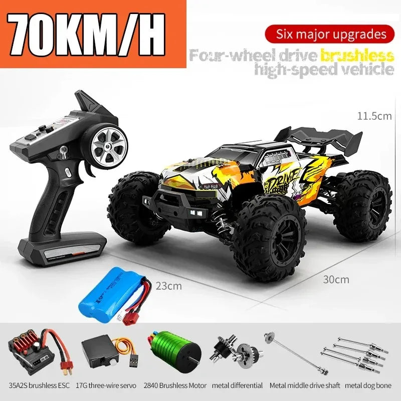 Rc Cars Off Road 4x4 16101PRO/16102PRO Brushless 2.4G Remote Control Car 4WD 1/16 High Speed Rc Truck Drift Rc Car Toys for Boys